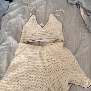 Wild Fable Cream Knit Top